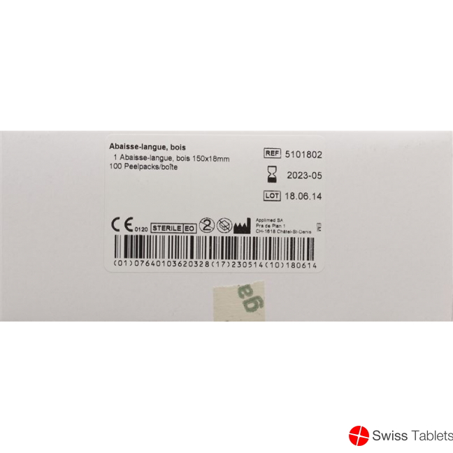 Applimed Holzspatel 19x150mm Steril 100 Stück buy online