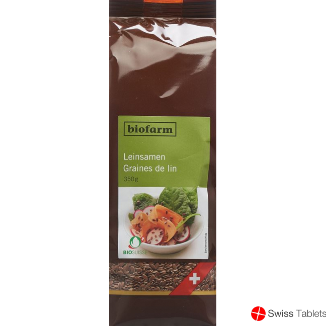 Biofarm Leinsamen Ch Knospe Beutel 350g buy online