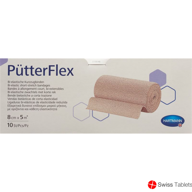 Puetter Flex Binde 8cmx5m 10 Stück buy online