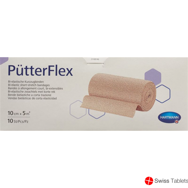 Puetter Flex Binde 10cmx5m 10 Stück buy online
