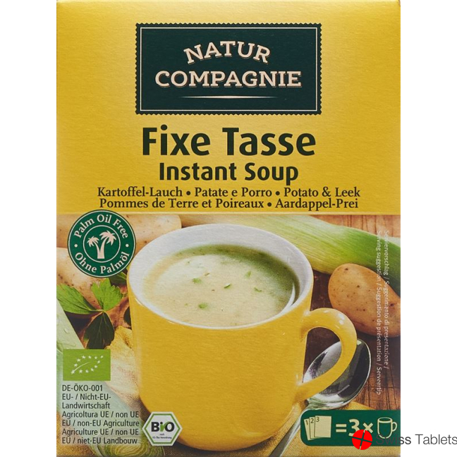 Natur Compagnie Instant Suppe Kart Lauch Bio 60g buy online