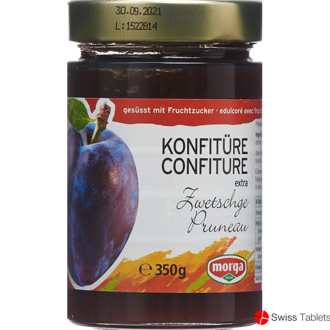 Morga Konfitüre Zwetschge mit Fruchtzucker 350g buy online
