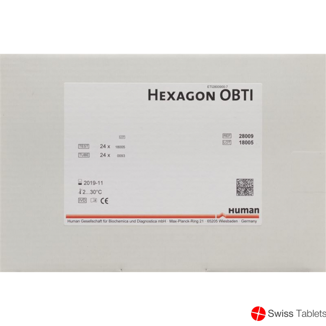 Hexagon Obti Immunologischer Stuhltest 24 Stück buy online
