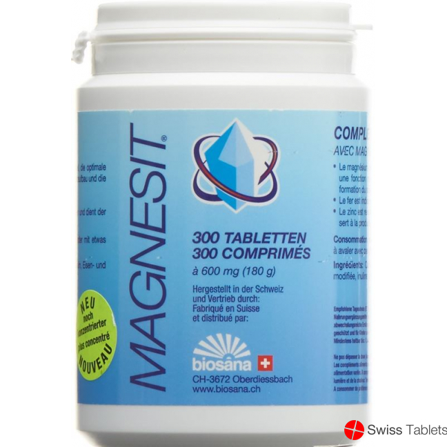 Magnesit Mineralsalz Tabletten Konzentriert Dose 300 Stück buy online