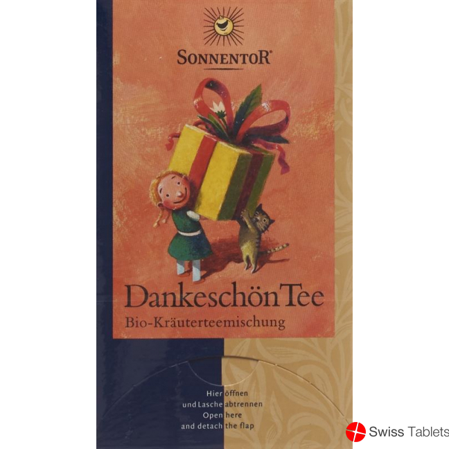 Sonnentor Dankeschoen Tee Doppelkammer 18x 1.5g buy online