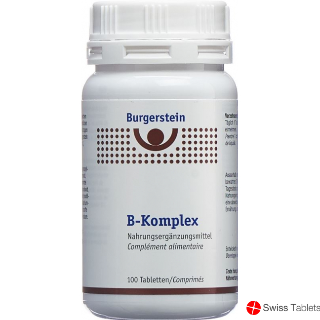 Burgerstein B-Komplex tablets 100 pieces buy online