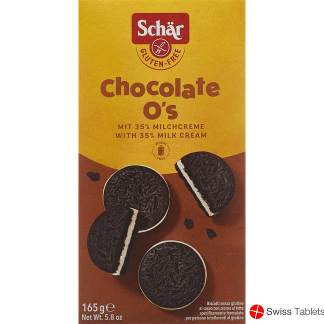 Schär Cioccolini Kekse Disco Glutenfrei 165g buy online Schär Cioccolini Kekse Disco Glutenfrei 165g buy online