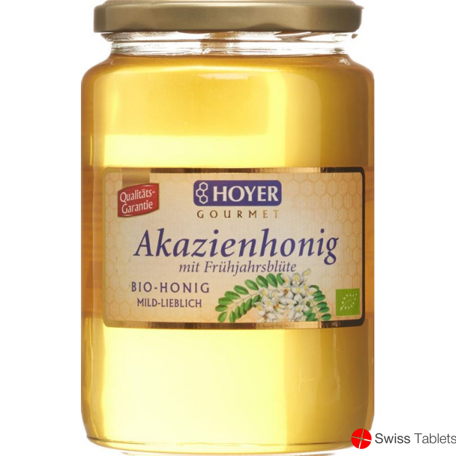 Hoyer Akazienhonig M Fruehjahrsblüten Bio Glas 1 buy online