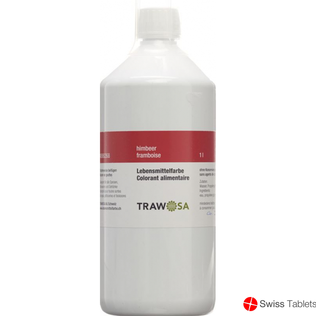 Trawosa Lebensmittelfarbstoff Himbeer Flasche 1L buy online
