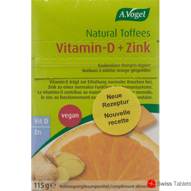 Natural Energy Toffees Ingwer-Orange 115g buy online
