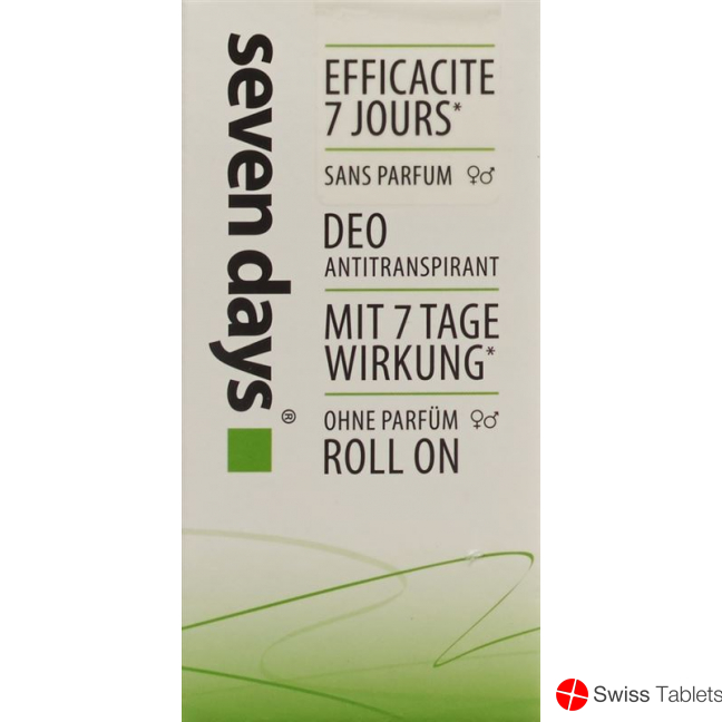 Seven Days Deo Antitranspirant Roll-On 50ml buy online