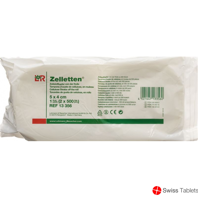Lohmann Zelletten Zellstofftupfer Rollen 2 Stück buy online