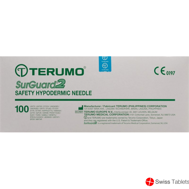 Terumo SurGuard2 Sicherheits-Einmalkanülen 18g 1.2x38mm Rosa 100 Stück buy online