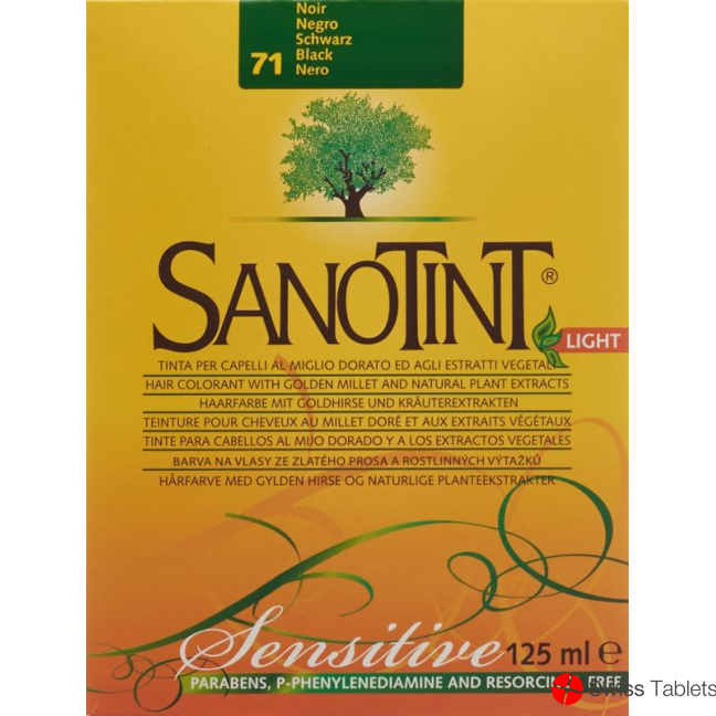 Sanotint Sensitive Light Hair Color 71 black buy online