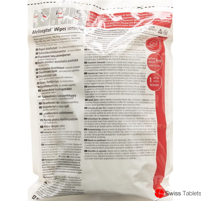 Meliseptol Wipes Sensitive Nachfüllpack 60 Stück buy online Meliseptol Wipes Sensitive Nachfüllpack 60 Stück buy online