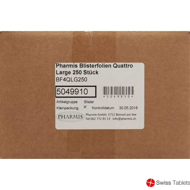 Pharmis Blisterfolien Quattro Large 250 Stück buy online