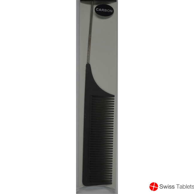 Herba Carbon needle teasing comb black buy online