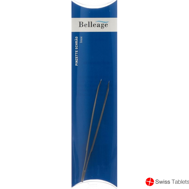 Belleage tweezers inclined inox buy online