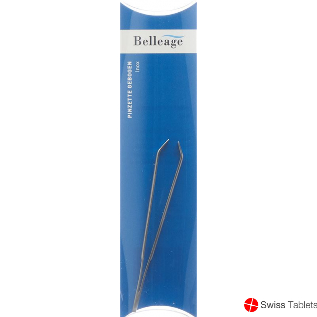 Belleage tweezers curved inox buy online
