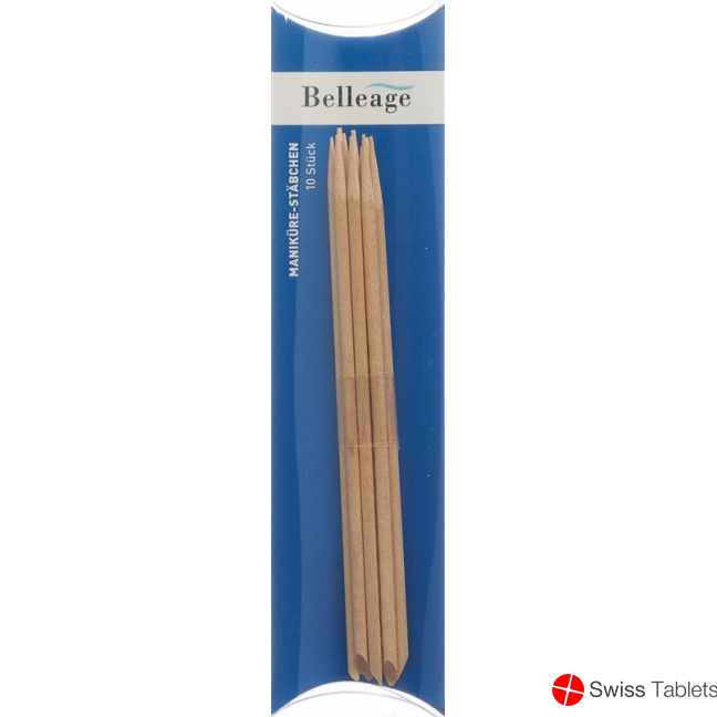 Belleage Manikuere Staebchen Holz 10 Stück buy online