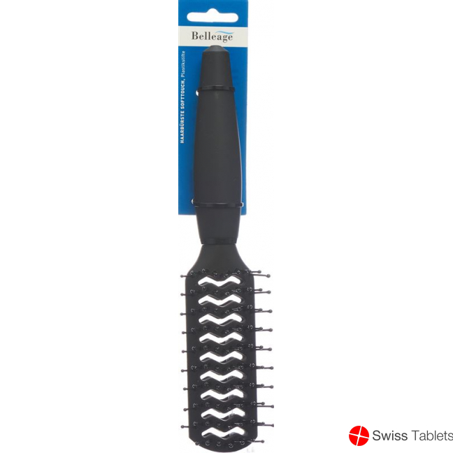 Belleage hairbrush soft touch flat buy online