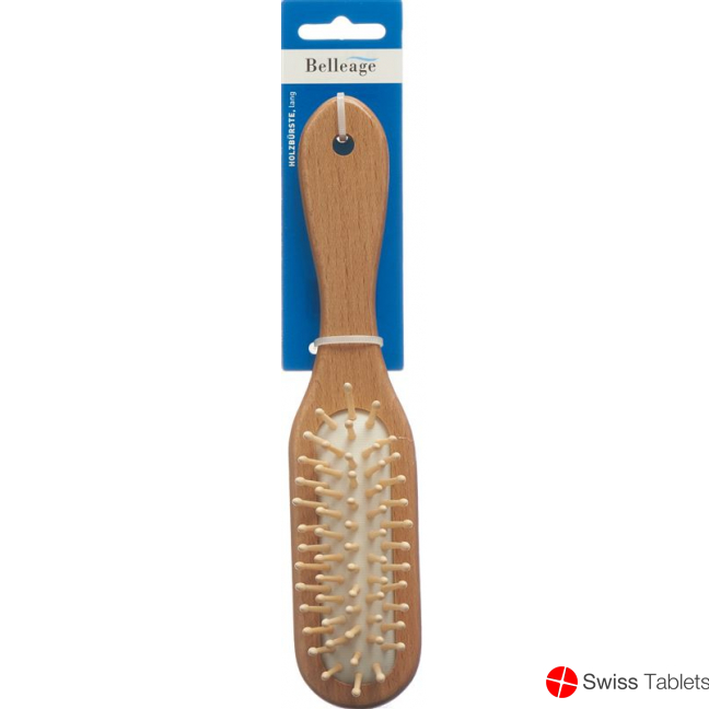 Belleage Wooden Brush Narrow Long buy online