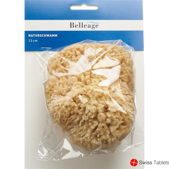 Belleage natural sponge 13cm buy online