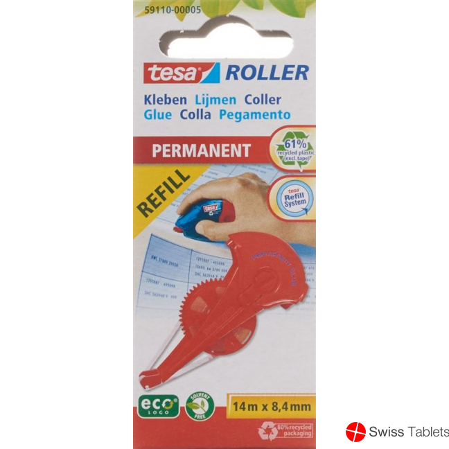 Tesa Kleberoll Dauer 14m X 8.4mm Nachf Kas Eco Box buy online