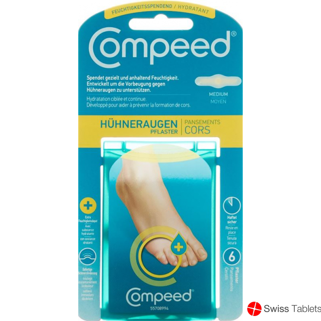 Compeed Corn plaster M moisturising 6 pieces buy online
