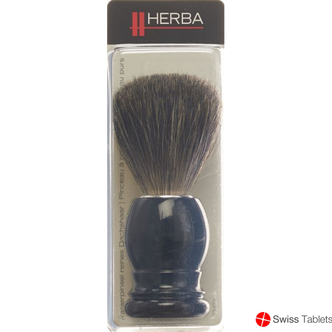 Herba shaving brush pure badger hair buy online