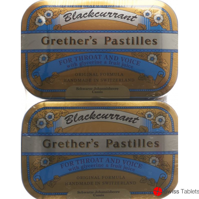 Grether’s Pastilles Blackcurrant Duopack 2x 110g buy online