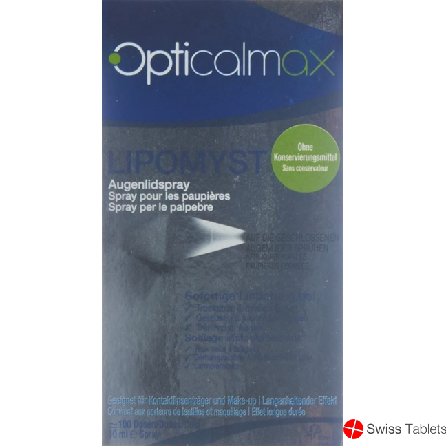 Opticalmax Lipomyst Spray 10ml buy online