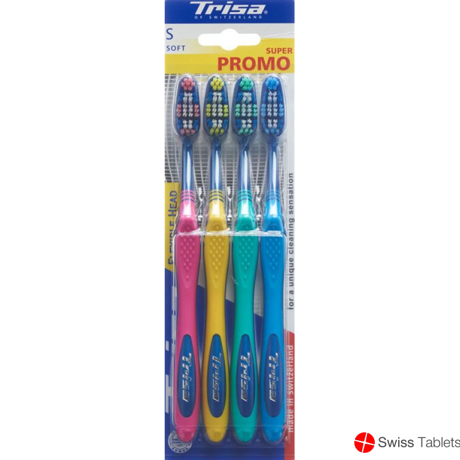 Trisa Flexible Head Toothbrush Quattro Soft buy online