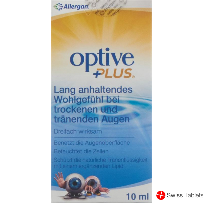 Optive Plus Augentropfen Dreifache Wirkung 10ml buy online