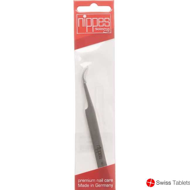 Nippes tick tweezers 12cm angled stainless steel buy online