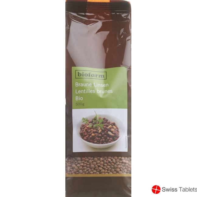 Biofarm Braune Linsen Bio 500g buy online
