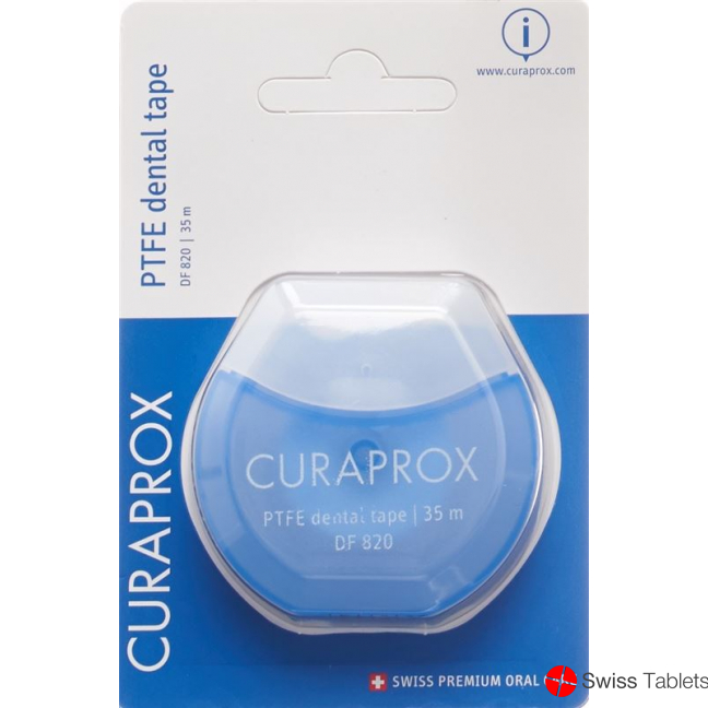 Curaprox DF 820 Ptfe Floss Tape 35m buy online