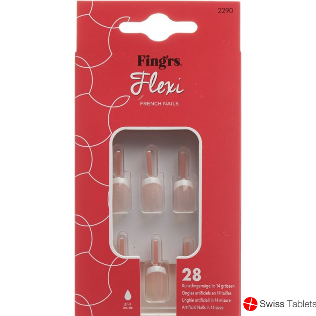 Fingers Flexi Nails Natural French buy online