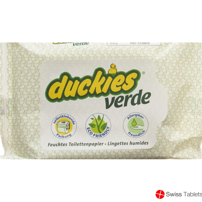Duckies Verde Feuchtes Toilettenpapier 30 Stück buy online