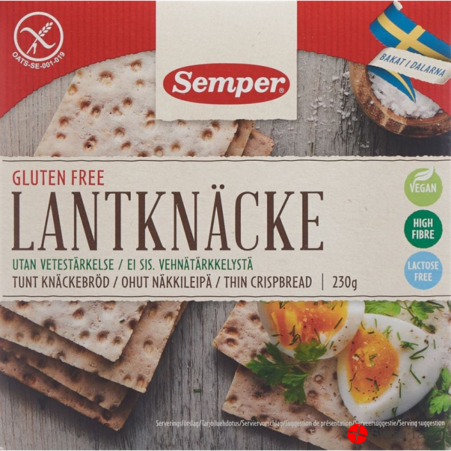 Semper Herzhaftes Land-Knaecke Glutenfrei 230g buy online