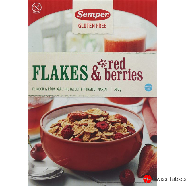 Semper Extra Flakes Rote Früchte Glutenfrei 300g buy online