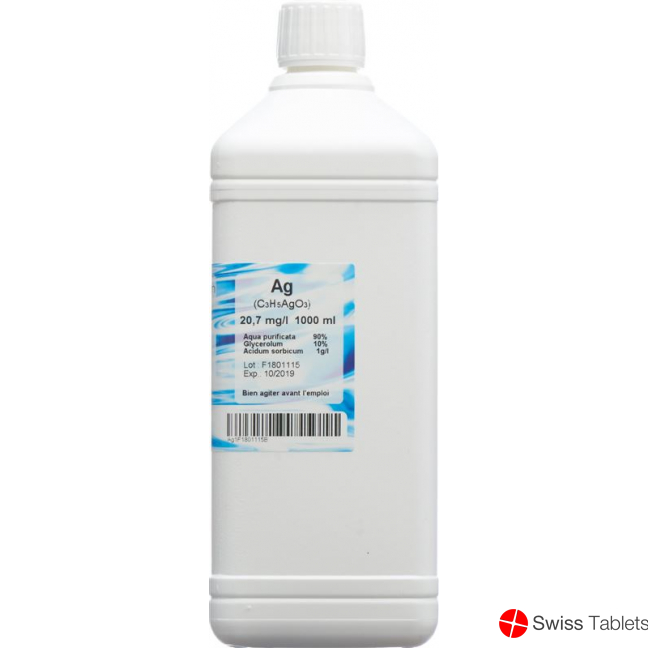 Oligopharm Silber Lösung 20.7mg/l 1000ml buy online