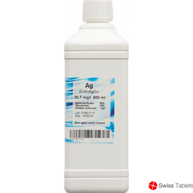 Oligopharm Silber Lösung 20.7mg/l 500ml buy online