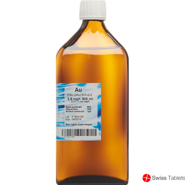 Oligopharm Gold Lösung 2.5mg/l 500ml buy online