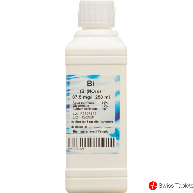 Oligopharm Bismuth Lösung 87.5mg/l 250ml buy online