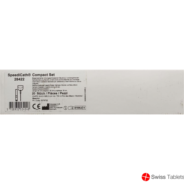 SpeediCath Compact Set Männer 4/12mm 17.5cm lang 20 Stück buy online