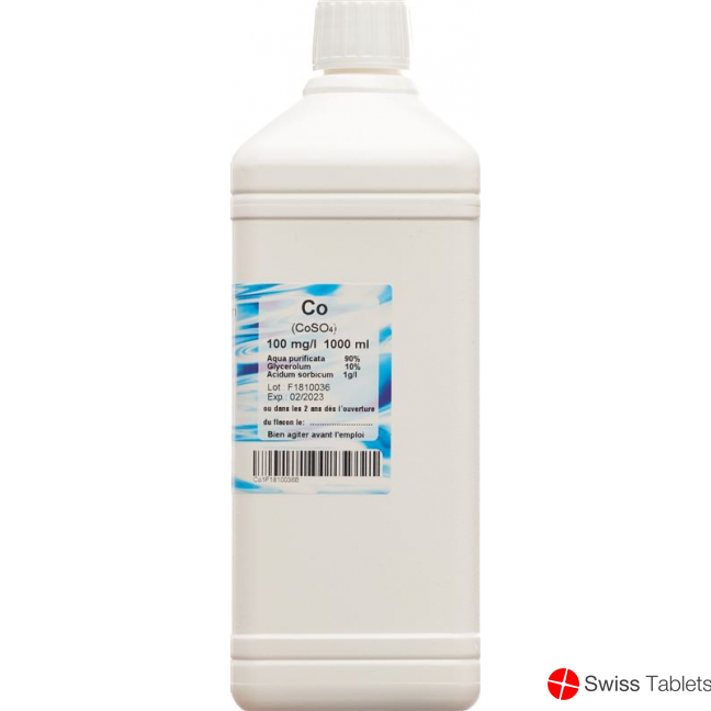 Oligopharm Cobalt Lösung 100mg/l 1000ml buy online