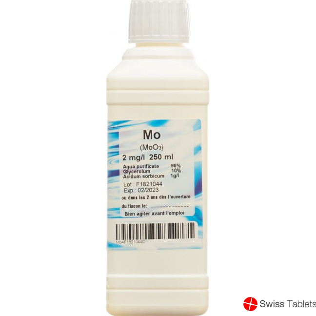 Oligopharm Molybdaen Lösung 2mg/l 250ml buy online