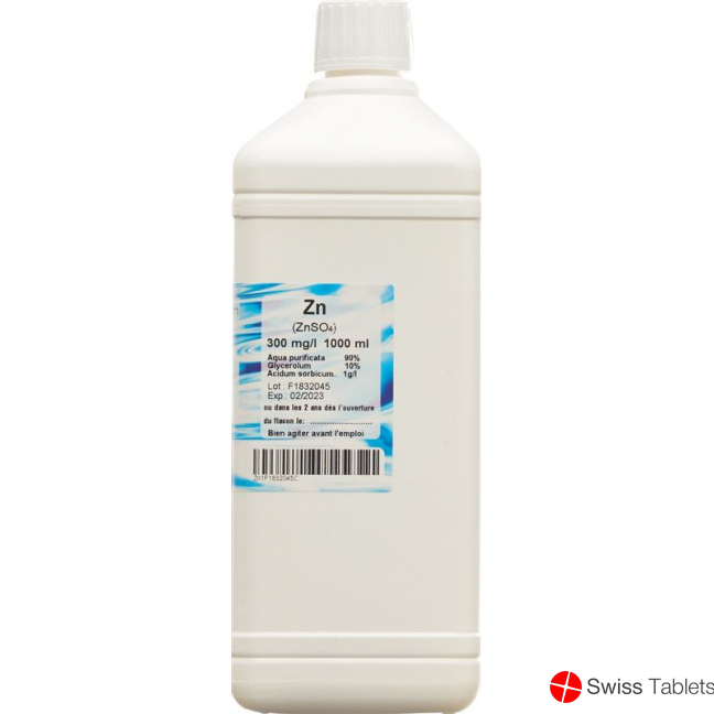 Oligopharm Zink Lösung 300mg/l 1000ml buy online