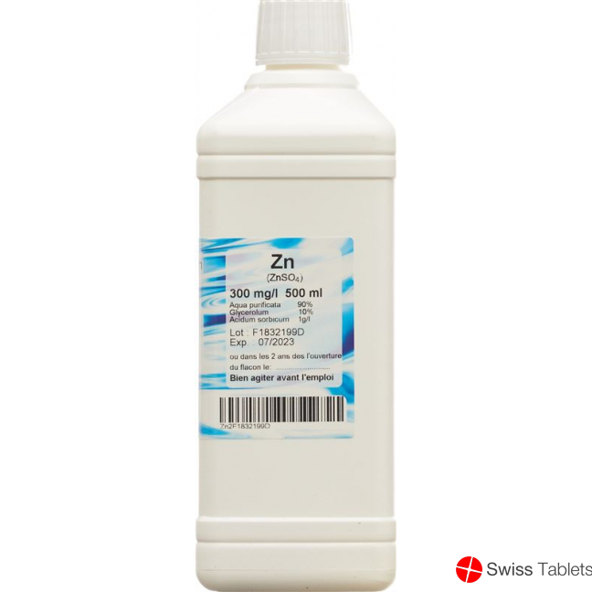 Oligopharm Zink Lösung 300mg/l 500ml buy online